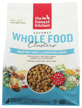 The Honest Kitchen front packaging showing product and clear labeling benefits