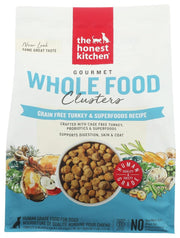The Honest Kitchen front packaging showing product and clear labeling benefits