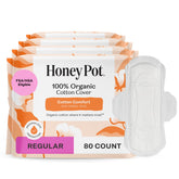 The Honey Pot Company front packaging showing organic cotton comfort and clean design