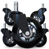 The Office Oasis front packaging showing the full set and benefit of durable casters
