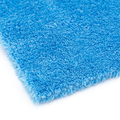 The Rag Company primer plano de textura super plush que muestra suavidad y absorción