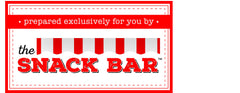 The Snack Bar primer plano de texturas y empaques para identificar variedad