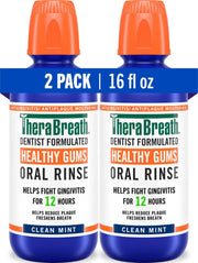 TheraBreath frontal paquete dos botellas mostrando valor y ventaja
