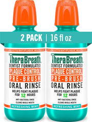 TheraBreath frente del pack dos botellas mostrando formato económico y frescor