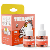 TheraPet MD front packaging showing two refill vials and calming benefit