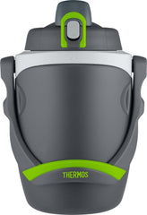 THERMOS vista frontal del bidón 64 oz muestra capacidad y color