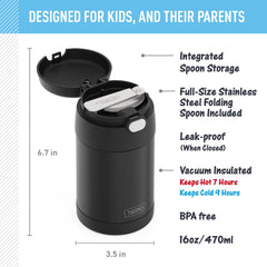 THERMOS funtainer cuchara plegable dentro de la tapa lista para comer