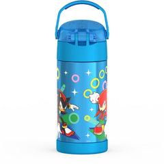 THERMOS FUNtainer detalle de la tapa con pajita protegida y fácil apertura