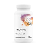 THORNE bottle front view showing product identity and clear labeling benefit