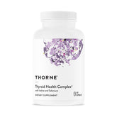 THORNE vista frontal del frasco para apoyo tiroideo, confianza en la pureza