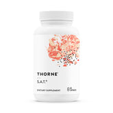Thorne S.A.T. frontal del envase muestra la fórmula y cantidad
