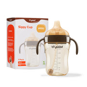 thyseed front view showing cup and packaging, clear brand visibility and compact design