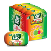 Tic Tac frente del envase mostrando diseño vibrante y portabilidad