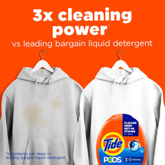 Tide cápsula vista cercana destacando la dosificación precisa