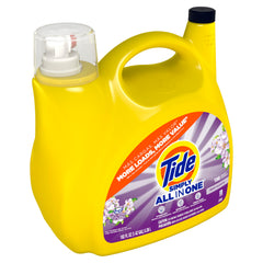 Tide textura del detergente líquido para ver su concentración y disolución rápida