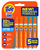 Tide To Go frente del empaque mostrando el pack y portabilidad