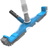 TidyMister front view of 20-inch brush head showing wide cleaning surface and durability