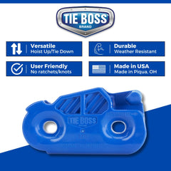 Gancho G Tie Boss sujetando una carga con seguridad y rapidez