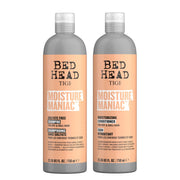 TIGI Moisture Maniac frontal mostrando diseño y tamaño práctico