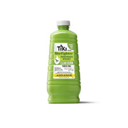 TIKI botella frontal mostrando etiqueta y capacidad de 64 oz, práctica y duradera