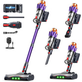 Timitrek front view of stick vacuum showing upright stance and portability benefit