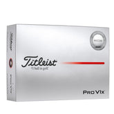 Titleist Pro V1x front packaging showing premium box and branding benefit: clarity