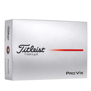 Titleist Pro V1x front packaging showing professional branding and performance.