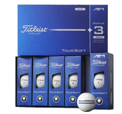 Titleist Tour Soft primer plano de la cubierta y hoyuelos 346 para vuelo estable y mayor distancia