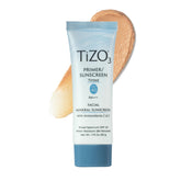 TIZO frasco frontal mostrando diseño y protección SPF 40