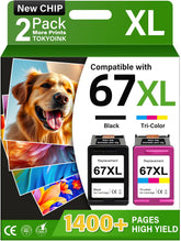 TOKYOINK pack frontal mostrando cartuchos negro y tricolor para ahorro