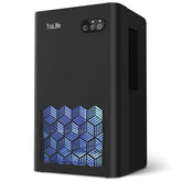 ToLife dehumidifier front view showing compact design and benefit of space-saving