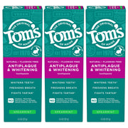 Tom's of Maine frontal del tubo mostrando el diseño y claridad del producto