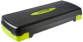 Tone Fitness aerobic step front view showing stable base and bright yellow color for visibility