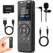 Tonfarb front view showing button layout and compact design for quick recording
