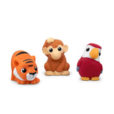 Tonies My First Jungle Set frontal mostrando mono loro y tigre, diversión educativa