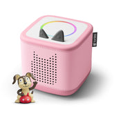 Tonies Toniebox Cloud Pink front view showing friendly design and durable material