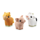 Tonies My First Farm Set vista frontal, muestra los tres personajes y su atractivo