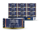 Tonnino lata frontal mostrando diseño y conveniencia para consumo rápido