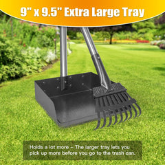 TOOGE detalle de la bandeja XL 9x9.5 pulg, recoge más residuos por pasada