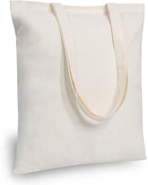TOPDesign front view showing plain cotton tote packaging and brand visibility benefits