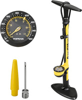 Topeak JoeBlow Sport III front view showing stable steel barrel and base for durability