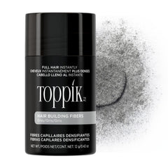 TOPPIK front packaging gray showing product and benefit of instant thickness