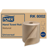 Tork rollo frontal mostrando tamaño y ahorro
