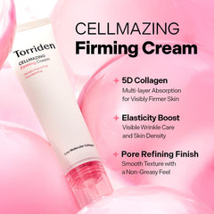 Torriden textura de crema en la mano, hidratación ligera visible