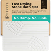 TOSORO front view sandstone mat showing sleek design and fast drying benefit