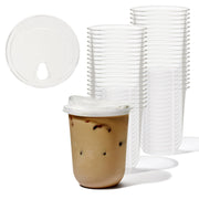 TOSSWARE vaso 16oz Arc vista frontal transparente mostrando capacidad
