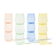 TOSSWARE copa POP 14oz vista frontal, apariencia cristalina y elegante