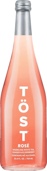 TOST lata frontal mostrando diseño elegante y refresco sin alcohol
