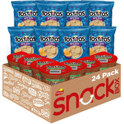 Frito Lay pack de 24 Tostitos Bitesize Rounds vista frontal práctico para snacks