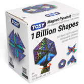 TOSY cube front packaging showing holographic design and branding for gift appeal